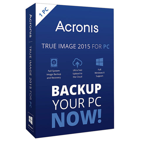 Acronis True Image 2015 PC/MAC Retail Box