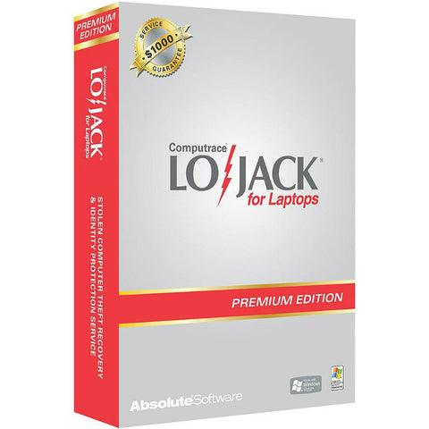 Absolute Software LoJack for Laptops Premium 3 Year Mac